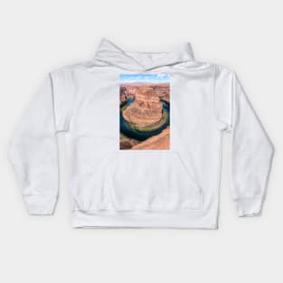 Horseshoe Bend Arizona - Vertical Kids Hoodie